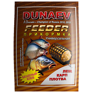 Прикорм "Dunaev" (классик) 0.9кг фидер универсальная