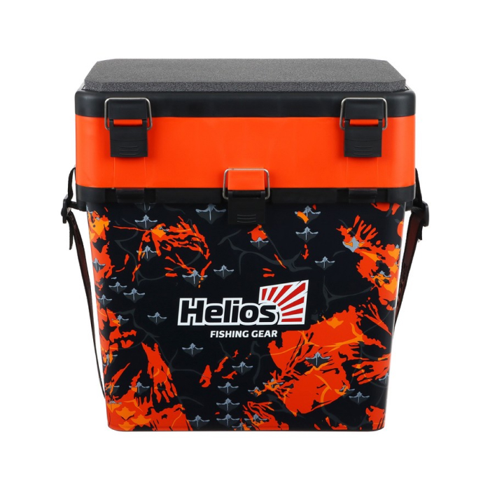 Ящик Зимний Shark (оранжевый) Helios - Рыболовные ящики - Экипировка