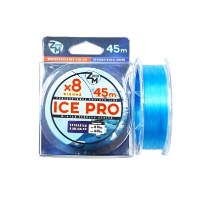Плетёный шнур Ice Pro 8X  45m